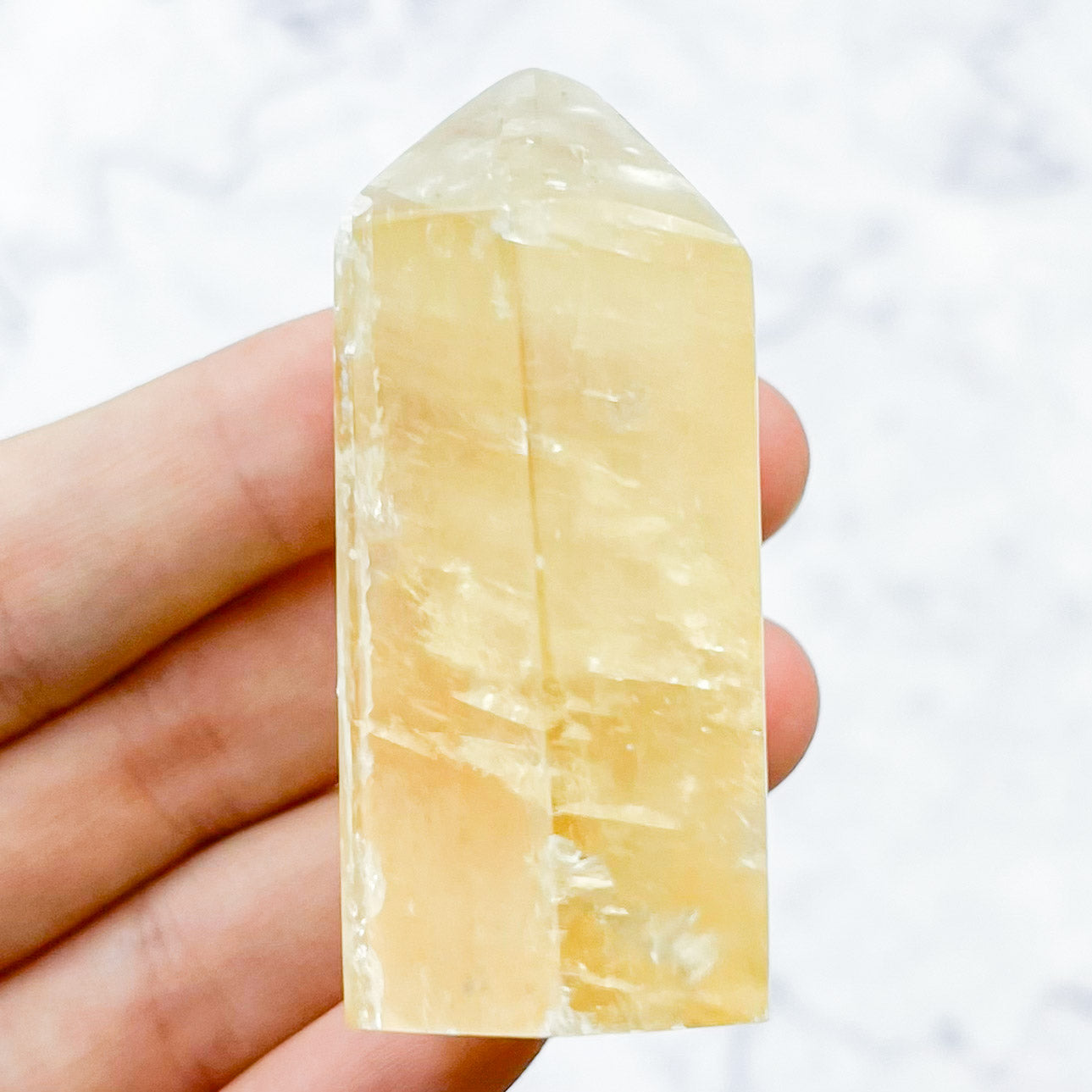 2.25 Inch Honey Calcite Tower C29