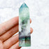 3.25 Inch Snowflake Fluorite Tower U18