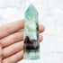 3.25 Inch Snowflake Fluorite Tower U18