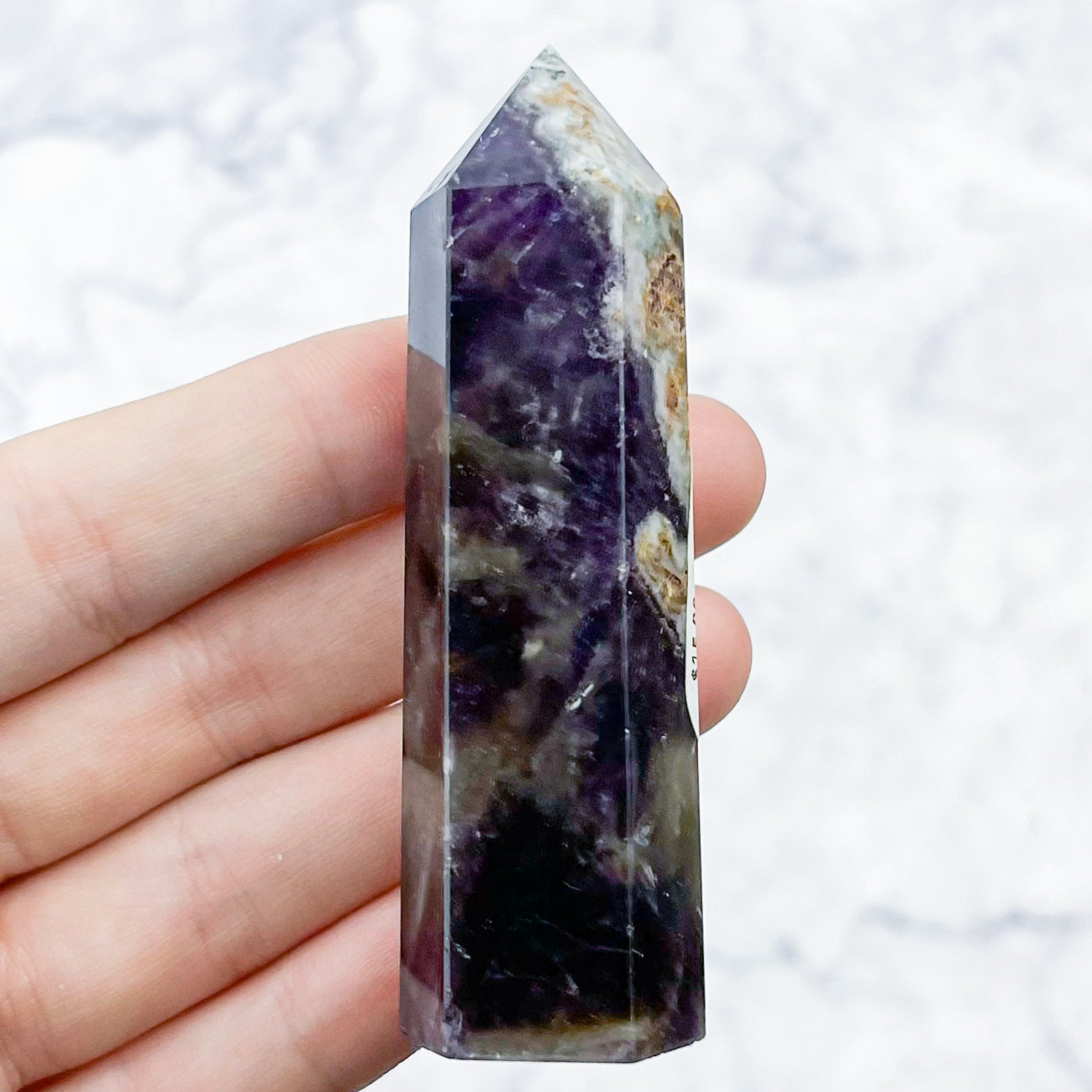 3 Inch Chevron Amethyst Tower P15