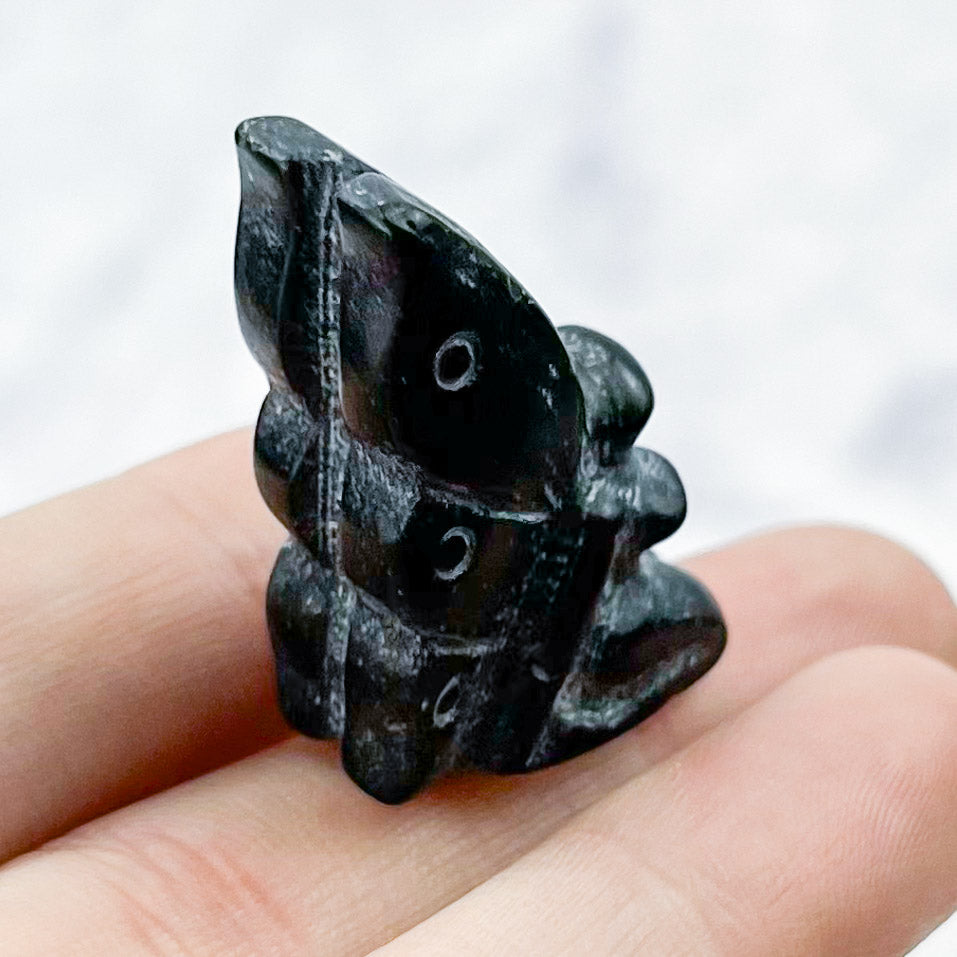 1 Inch Obsidian Fairy X12