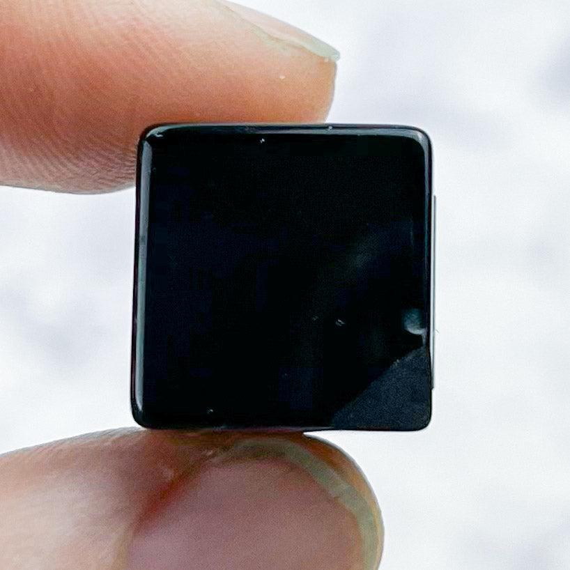 0.5 Inch Obsidian Cube L7