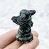 1.5 Inch Ruby in Zoisite Grogu Carving N18