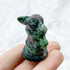 1.5 Inch Ruby in Zoisite Grogu Carving P18