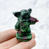 1.5 Inch Ruby in Zoisite Grogu Carving Q18