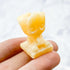 1.25 Inch Yellow Calcite Groot Carving T18