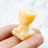 1.25 Inch Yellow Calcite Groot Carving S18