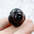 1 Inch Purple Fluorite Snail Carving L15