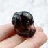 1 Inch Purple Fluorite Snail Carving M15