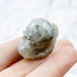 1 Inch Labradorite Snail Carving W15