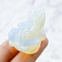 1.5 Inch Opalite Frog Carving L22