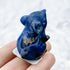 1.75 Inch Dark Sodalite Mouse Carving D16