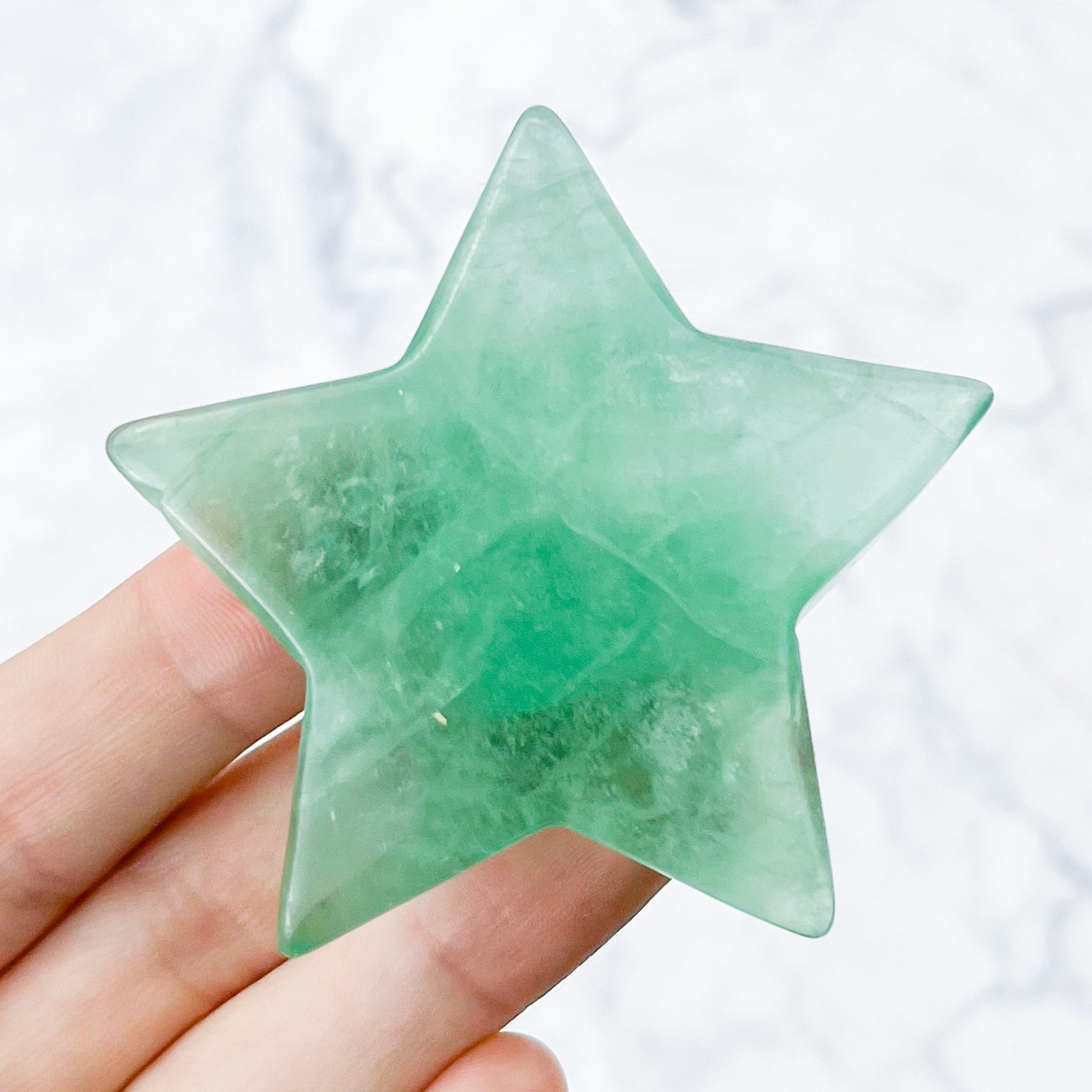 2.5 Inch Green Fluorite Star N20