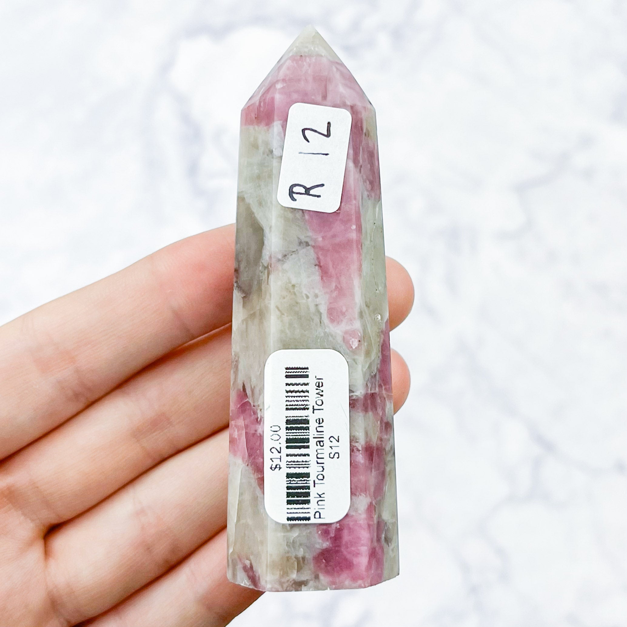 3.25 Inch Pink Tourmaline Tower R12
