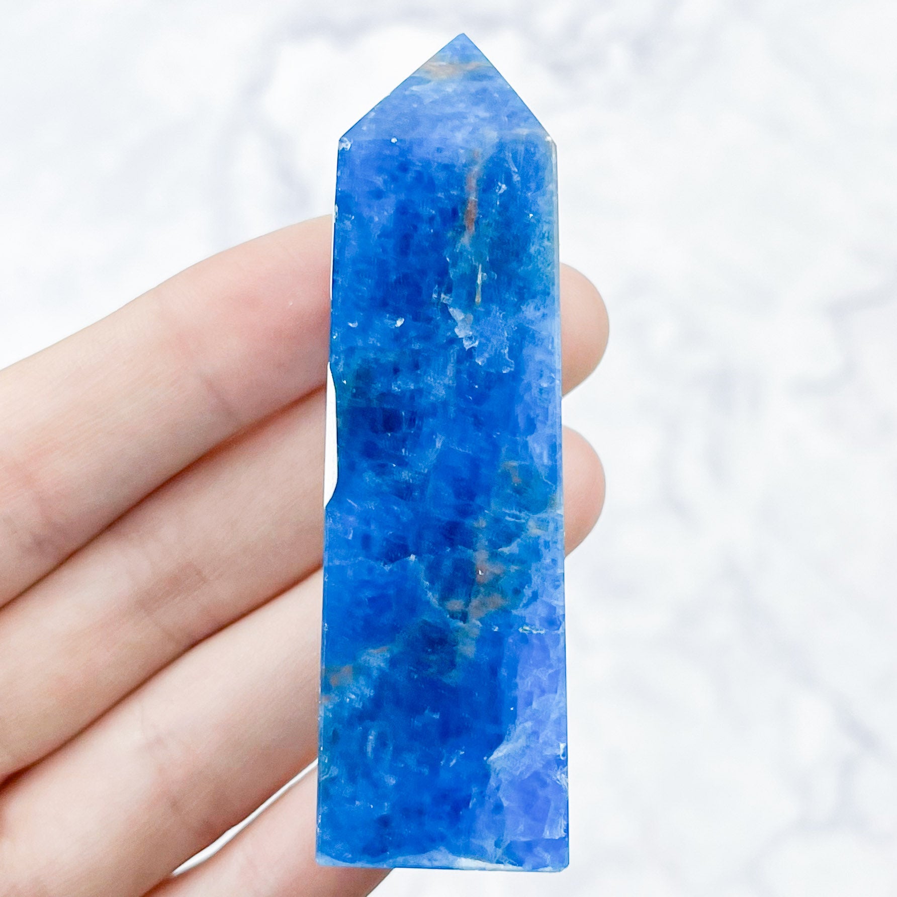 2.75 Inch Blue Apatite Tower L22