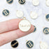 18mm White Taurus Zodiac Sign Charm