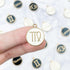 18mm White Virgo Zodiac Sign Charm