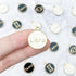 18mm White Libra Zodiac Sign Charm