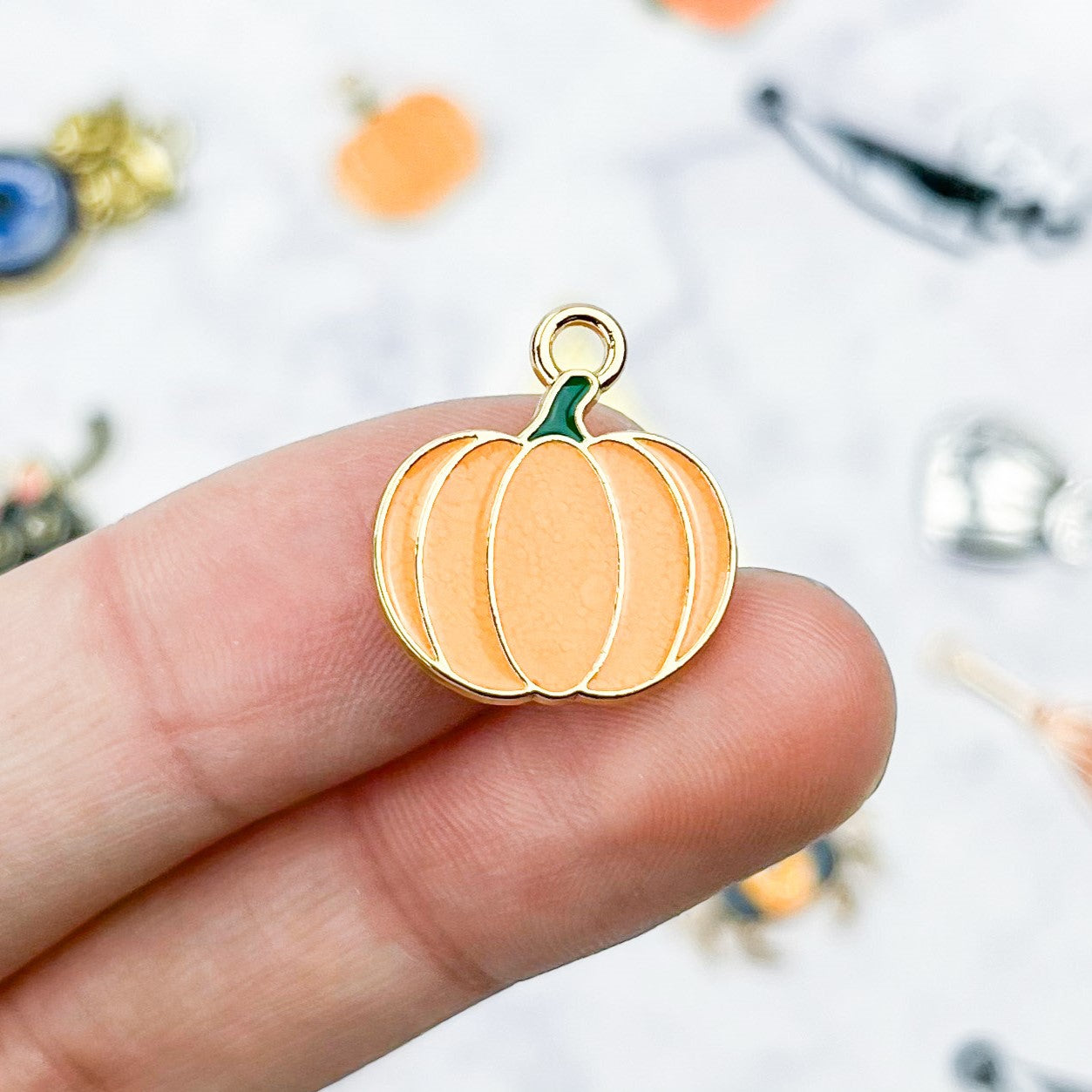 17mm Pumpkin Charm