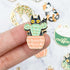 28mm Cactus Trio Cat Charm