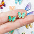 Green Butterfly Charm Pack