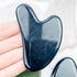 3 Inch Obsidian Heart Gua Sha