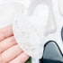 3 Inch Clear Quartz Heart Gua Sha