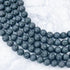 10mm Black Lava Stone Bead Strand