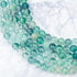 8mm Green Fluorite Bead Strand H19