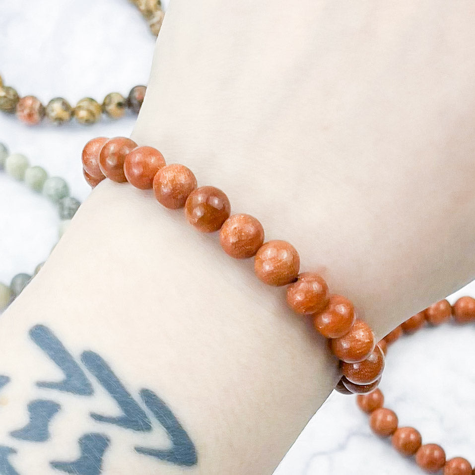 Copper Goldstone Bracelet