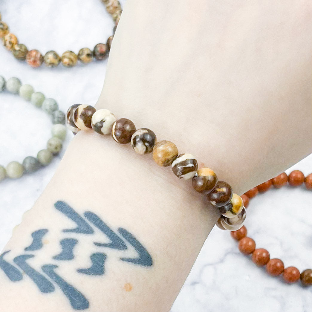 Brown Zebra Jasper Bracelet