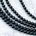 6mm Black Onyx Bead Strand W11