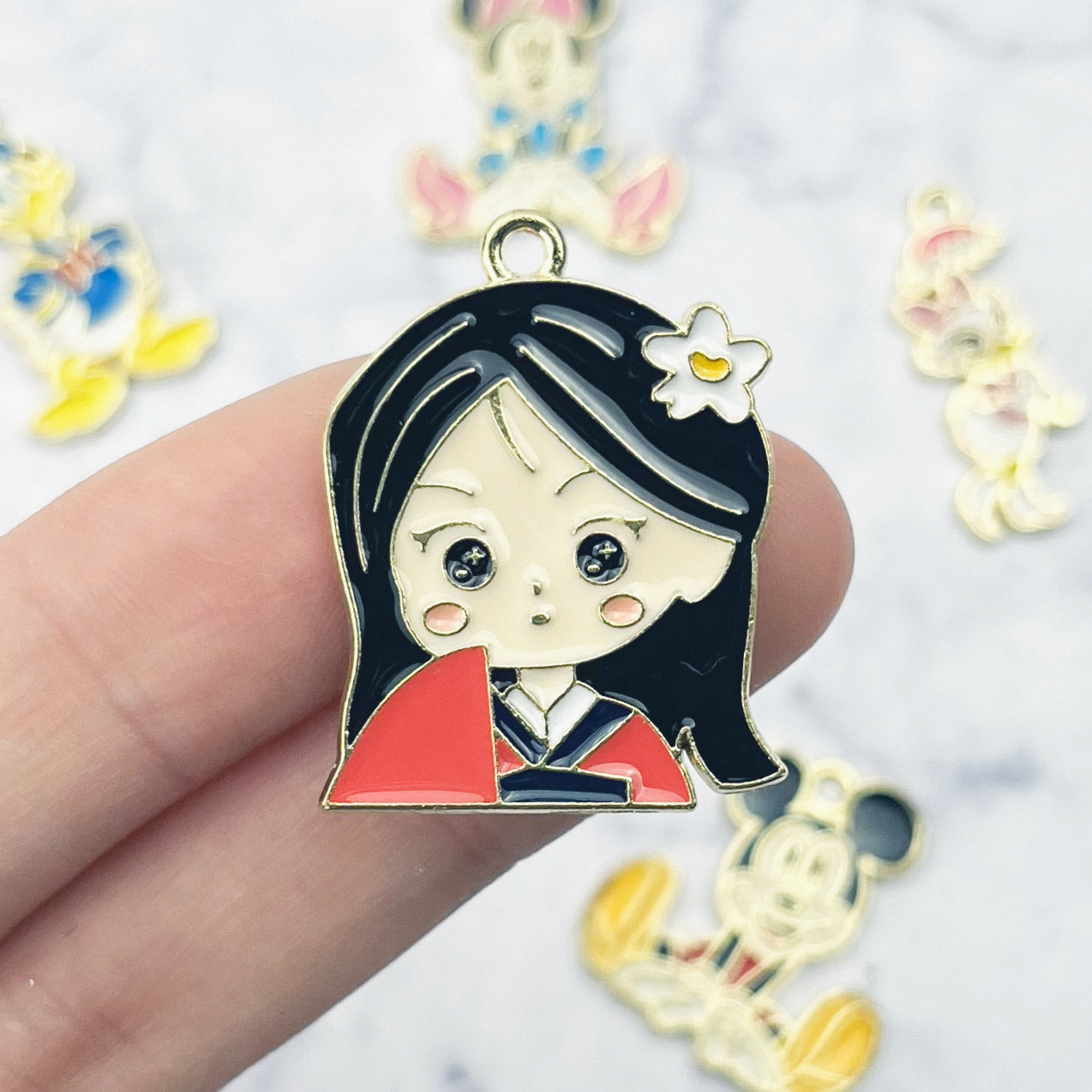 28mm Mulan Disney Charm