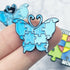 Blue Butterfly Enamel Pin