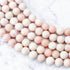 8mm Pink Opal Bead Strand