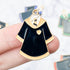 30mm Hufflepuff Robe Charm