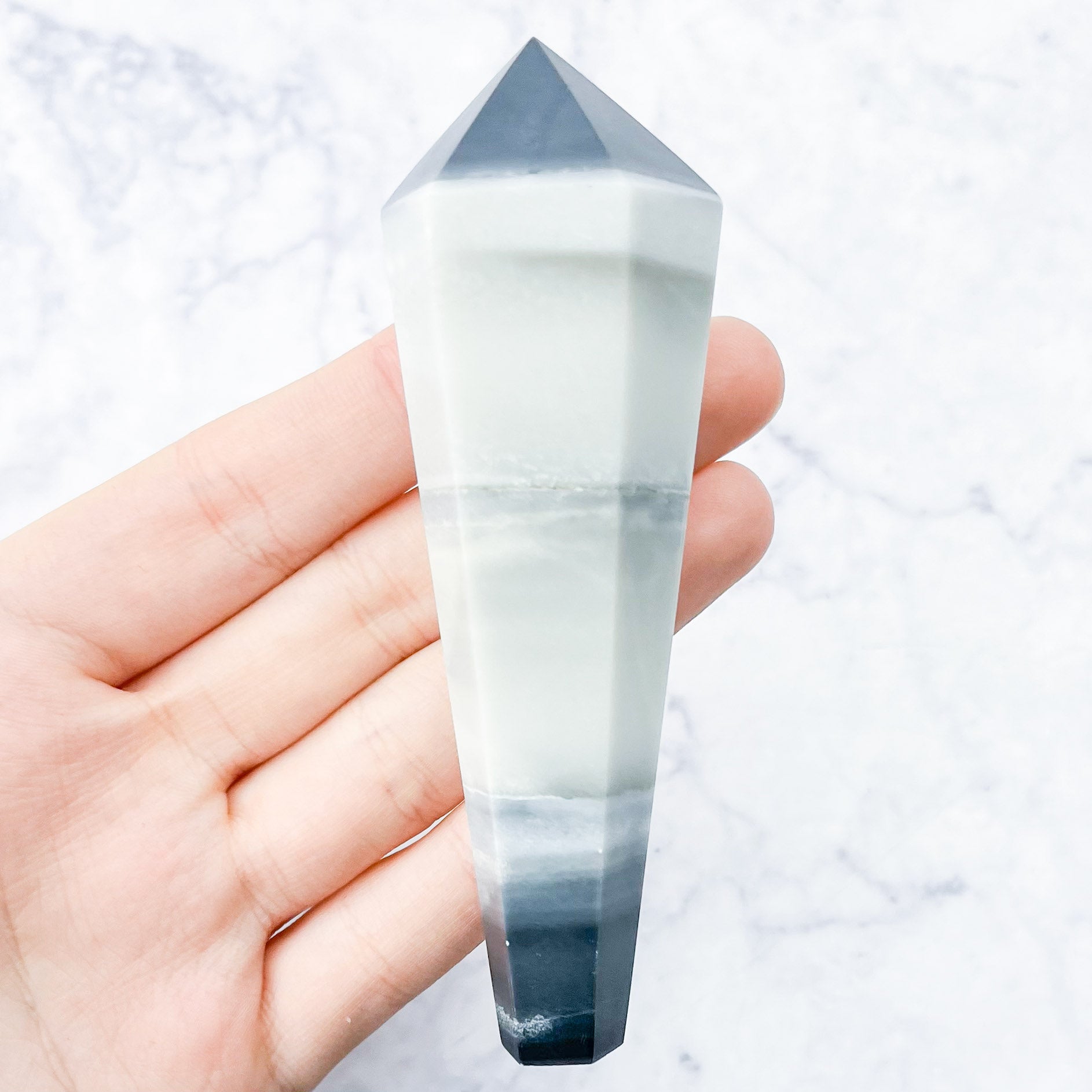 4 Inch Taiji Jade Wand E16