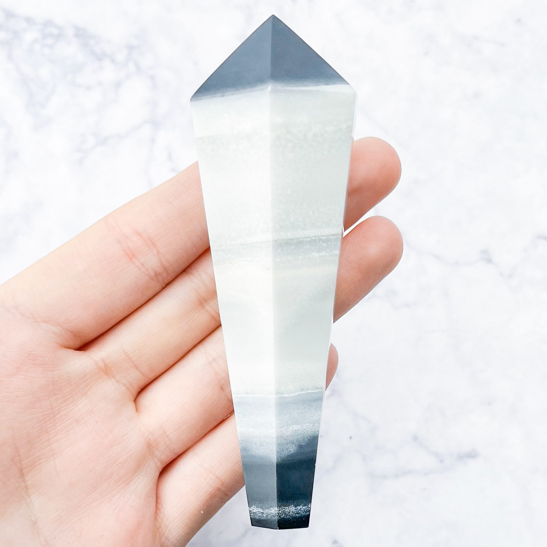 4 Inch Taiji Jade Wand E16