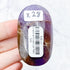 2.25 Inch Ametrine and Amethyst Palmstone X28