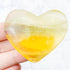 2 Inch Yellow Fluorite Heart E12