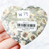 2.25 Inch Russian Flower Jasper Heart W14