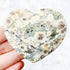 2.25 Inch Russian Flower Jasper Heart W14