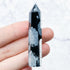 2 Inch Snowflake Obsidian Tower N10