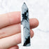 2 Inch Snowflake Obsidian Tower C10