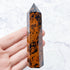 3.75 Inch Mahogany Obsidian Tower P22