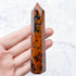 3.75 Inch Mahogany Obsidian Tower T14