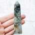 3.5 Inch Tourmalated Quartz Tower K19