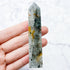 3.5 Inch Tourmalated Quartz Tower K19