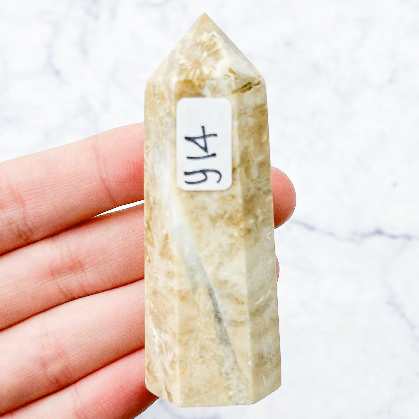 2.75 Inch Fossilized Coral Tower Y14