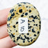 1.75 Inch Dalmatian Jasper Worry Stone A10